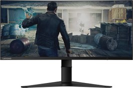 تصویر مانیتور گیمینگ 34 اینچ منحنی لنوو مدل G34W 10 Ultra Wide Lenovo G34W 10 Ultra Wide 34Inch Gaming Monitor