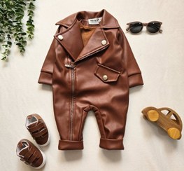 تصویر سرهمی بچگانه چرم با کیفیت بالا 