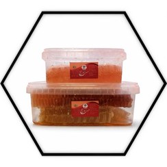 تصویر عسل با موم ارتفاعات کردستان ۵۰۰ گرمی 