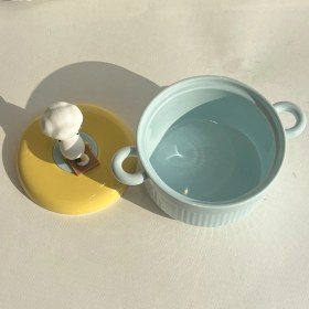 تصویر قابلمه سرامیکی snoopy 