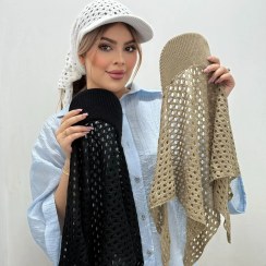 تصویر دورگ قلاب بافی نقابدار 