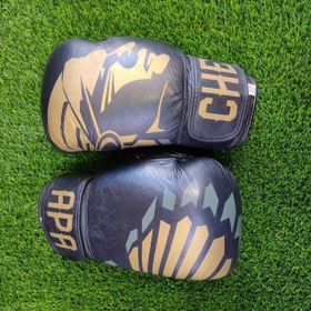 تصویر دستکش بوکس چرم APACHE اونس 14 