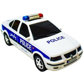 تصویر ماشین اسباب بازی سمند طرح پلیس مدل AMOR کد 20333 