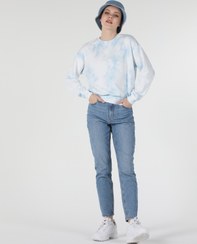 تصویر پلیور زنانه آبی کولینز CL1052451 ا Mavi Kadın Sweatshirt Mavi Kadın Sweatshirt