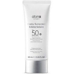 تصویر ضد آفتاب اتمی +Spf50 ( بدون رنگ ) درمانی - ضدلک و تیره گی پوست Atomy Sunscreen SPF50+ (White)