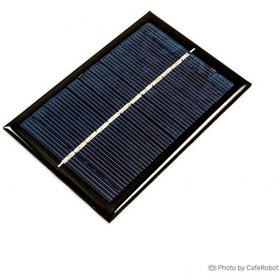 تصویر پنل خورشیدی - سولار پنل - سلول خورشیدی 6 ولت 0.6 وات 