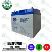 تصویر باتری یو پی اس 12 ولت 45 آمپر ساعت ایبیزا IBIZA 