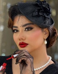 تصویر کلاه مجلسی فرانسوی مدل اشرافی – جنس گیپور وارداتی با دیزاین گل برجسته (رنگ مشکی) 