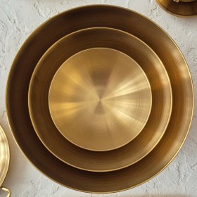 تصویر کاسه استیل طلایی 