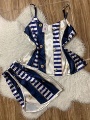 تصویر تاپ شلوارک زنانه ساتن سایز ۴۰ تا ۴۲ 