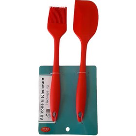 تصویر برس و لیسک سیلیکونی King Gary Silicone kitchenware King Gary