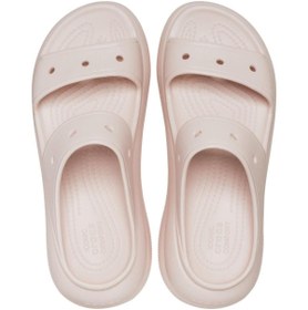 تصویر Crocs صندل های بژ کلاسیک خرد شده 