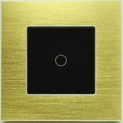 تصویر کلید لمسی تک پل Livolo تویا آلومینیومی طلایی WiFi کلید لمسی تک پل تویا آلومینیومی طلایی