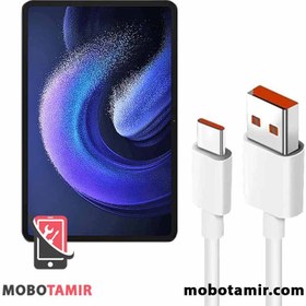 تصویر کابل شارژر اصلی تبلت شیائومی Xiaomi Pad 6 