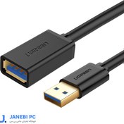 تصویر کابل افزایش طول 1.5 متری USB 3.0 یوگرین مدل US129 Ugreen US129 usb 3.0 a male to female flat 1.5M cable