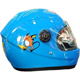 تصویر کلاه کاسکت بچه گانه PRS blue Children's motorcycle helmet PRS blue