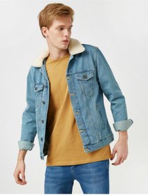 تصویر فروش ژاکت مردانه حراجی برند کوتون رنگ آبی کد ty55078606 