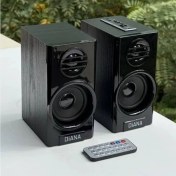 تصویر اسپیکر بلوتوث دیانا مدل AC2031 دو تکه 