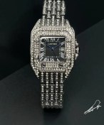 تصویر کارتیر جواهری زنانه صفحه مشکی (CARTIER) 