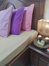 تصویر روبالش کتان نخ ترک مغزی دوزی Pillowcases