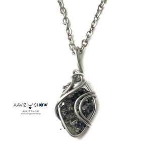 تصویر آویز راف سنگ اپیدوت نمونه خاص و استثنایی A1381 