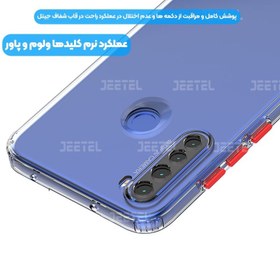 تصویر قاب گوشی Xiaomi Redmi Note 8 مدل ژله ای طلقی محافظ لنزدار 