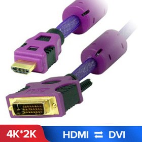 تصویر کابل تبدیل HDMI به DVI هایپر مناسب برای ps4 