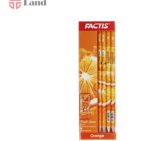 تصویر مداد مشکی طرح میوه فکتیس Factis Pencil 