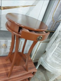 تصویر میز تلفن مدل خمره ای 