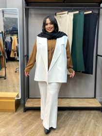 تصویر شلوار دمپا گشاد سایزبزرگ کد 089 