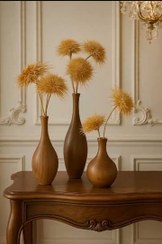 تصویر گلدان چوبی مینیمال 