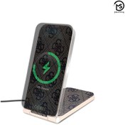 تصویر شارژر مگنتیک رومیزی گِس – Magnetic Desk charger Guess 