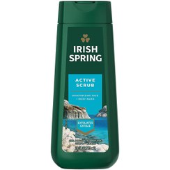 تصویر شامپو بدن ایریش اسپرینگ591میل مدل اسکراب فعال_IRISH SPRING(ACTIVE SCRUB) 