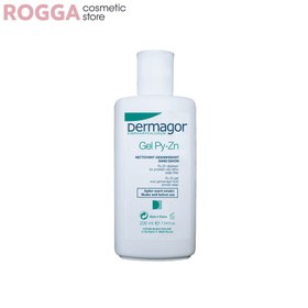 تصویر ژل شوینده پوست چرب پی زینک Dermagor Gel PyZn 200ml 