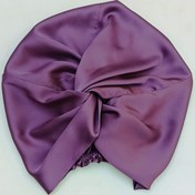 تصویر کلاه خواب ابریشم لاین economy class رازکوک - بنفش Silk bonnet