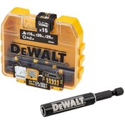 تصویر مجموعه 16 عددی سرپیچگوشتی و رابط دیوالت مدل Dewalt DT70522T 