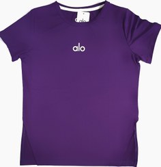 تصویر تیشرت ورزشی زنانه آلو مدل 14104 دو چاک فلامنت سوزنی رنگ سفید 