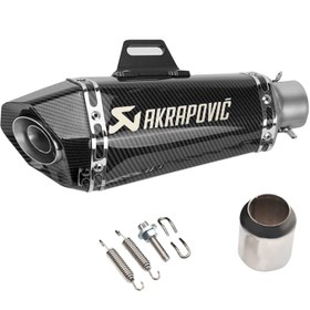 تصویر اگزوز قهرمانی تمام کربن AKRAPOVIC 