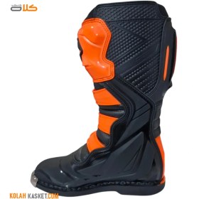 تصویر بوت موتور سواری اسکایکو SCYCO کراسی مشکی نارنجی SCYCO Cross Motorcycle Boots Black Orange