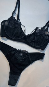 تصویر شورت و سوتین توری - 75 / 