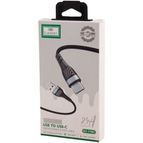 تصویر کابل تایپ سی فست شارژ Earldom EC-178C 2.4A 1m Earldom EC-178C 2.4A 1m Type-C Cable