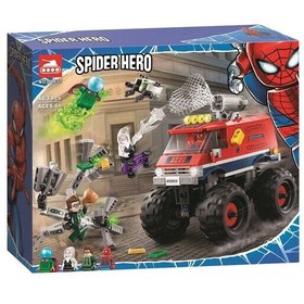 تصویر ساختنی طرح کامیون مردعنکبوتی مدل SPIDER HERO کد 11637 