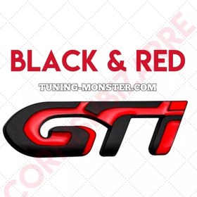 تصویر آرم فلزی GTi مدل ۰۲ 