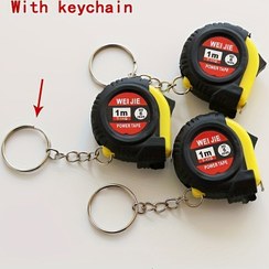 تصویر جاکلیدی متر | طراحی چندمنظوره | سبک و کاربردی Measuring Tape Keychain | Multi-Functional Design | Lightweight & Practical