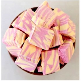 تصویر بستنی خشک موز توت فرنگی 