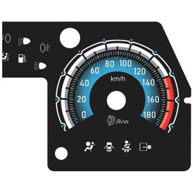 تصویر صفحه کیلومتر لیون کد 02 مناسب برای پراید 