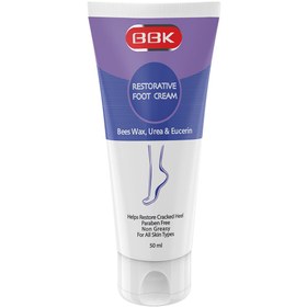 تصویر کرم ترک پا تیوپی 50 میلی لیتر ببک Bbk Foot Cream 50ml