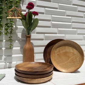 تصویر بشقاب چوبی سایز ۱۸ 