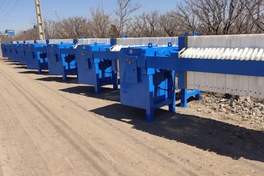 تصویر دستگاه فیلتر پرس 100 هیدرولیک مدل FNZ100 ( دستگاه فیلتر پرس 100×100 هیدرولیک برقی) - 65 قابه 100×100-hydraulic-filterpress