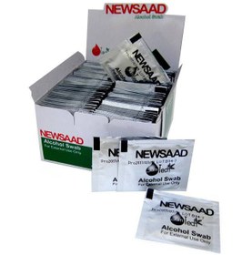 تصویر پد الکل نیوساد بسته 100 عددی 
